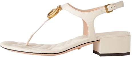 (Women) Gucci Double G Sandal 'White Leather' 674840-BKO00-9022 (Women) Gucci Double G Sandal 'White Leather' 674840-BKO00-9022