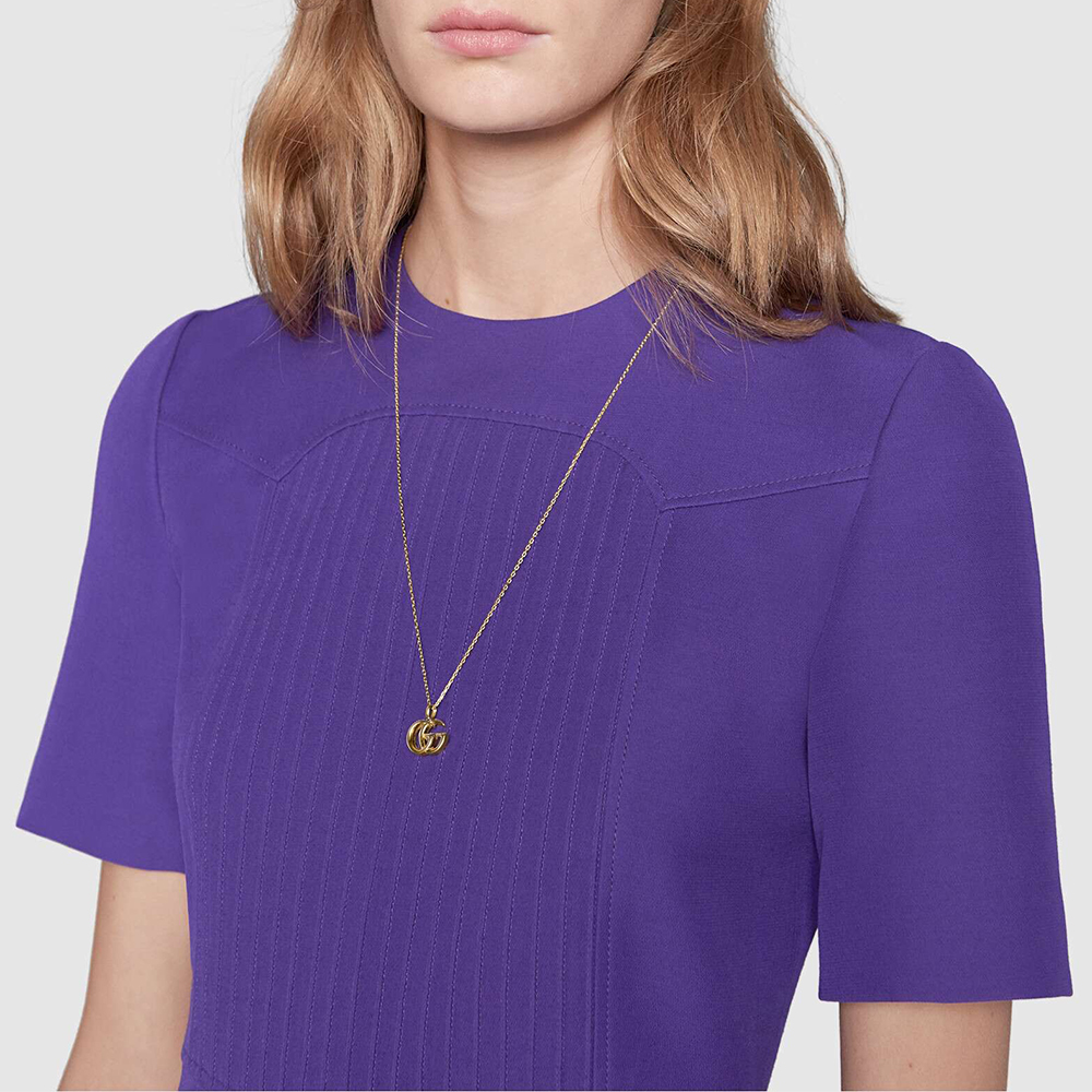 (Women) GUCCI Double G Series 18k Gold Fashion Necklace for Women YBB502088001 圖 4