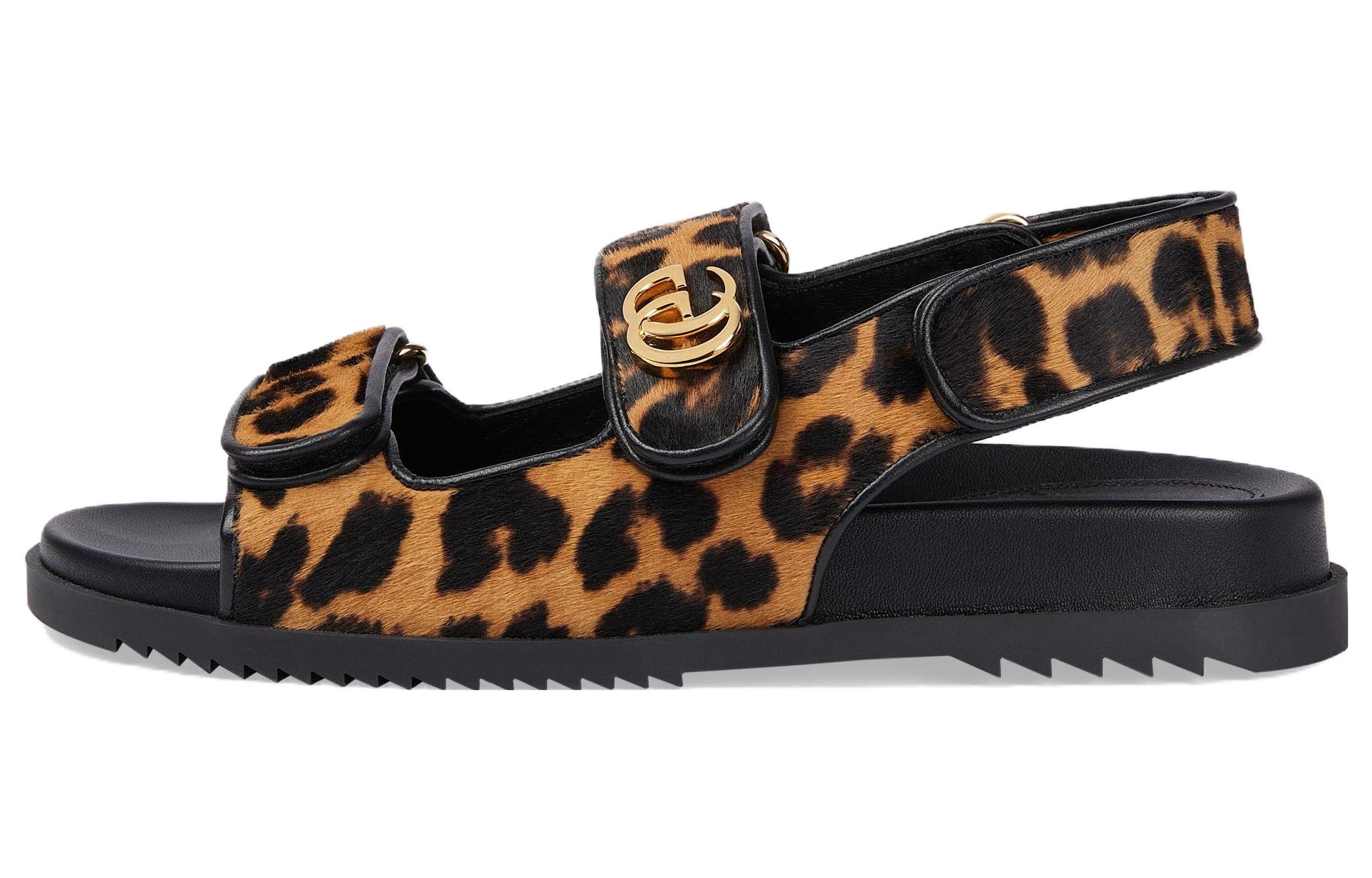 Buy (W) Gucci Sandal Double G 'Cokelat' 771748-AAC0Z-1062