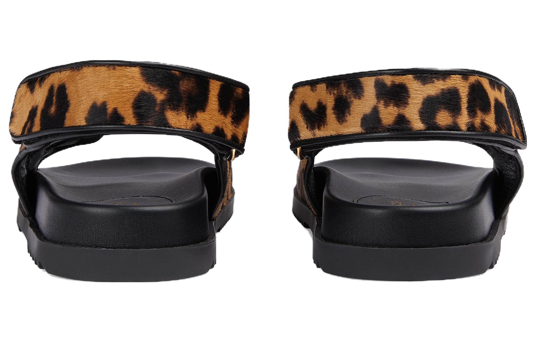Shop (W) Gucci Sandal Double G 'Cokelat' 771748-AAC0Z-1062