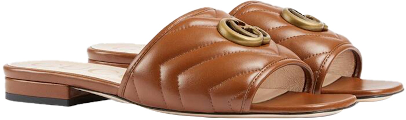 (Women) Gucci Double G Slide Sandals 'Brown' 646169-BKO60-2535 Order (Women) Gucci Double G Slide Sandals 'Brown' 646169-BKO60-2535
