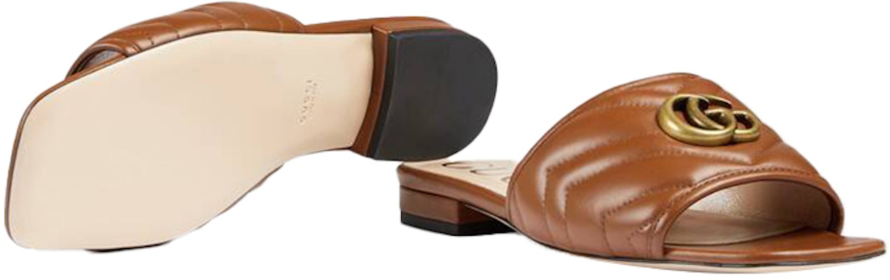 (Women) Gucci Double G Slide Sandals 'Brown' 646169-BKO60-2535 Purchase (Women) Gucci Double G Slide Sandals 'Brown' 646169-BKO60-2535