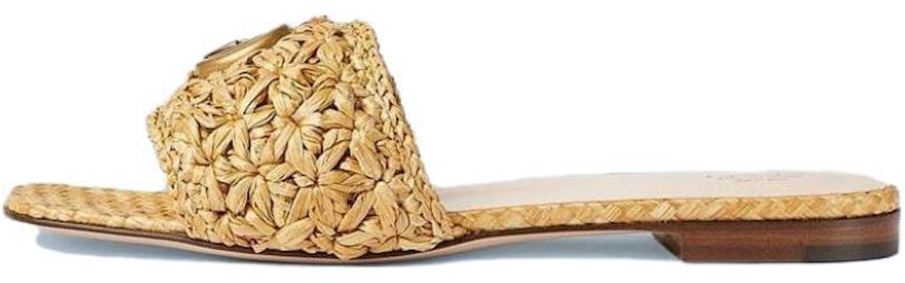 (Women) Gucci Double G Slide Sandal 'Woven Raffia' 703626-U4H00-9800 Buy (Women) Gucci Double G Slide Sandal 'Woven Raffia' 703626-U4H00-9800