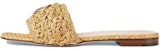 (W) Gucci Double G Slide Sandal Anyaman Raffia 703626-U4H00-9800