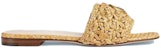 (W) Gucci Double G Slide Sandal Anyaman Raffia 703626-U4H00-9800