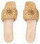Shop (W) Gucci Double G Slide Sandal Anyaman Raffia 703626-U4H00-9800