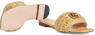(W) Gucci Double G Slide Sandal Anyaman Raffia 703626-U4H00-9800