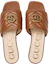 Lookbook (W) Sandal Geser Kulit Cokelat Gucci Double G 646169-BKO60-2535