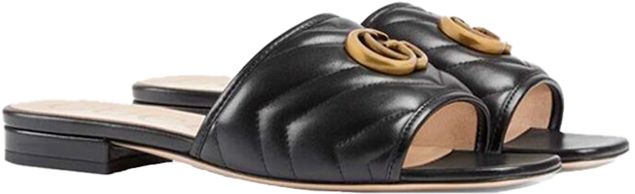 (W) Sandal Hitam Gucci Logo Double G 646169-BKO60-1000 Order (W) Sandal Hitam Gucci Logo Double G 646169-BKO60-1000