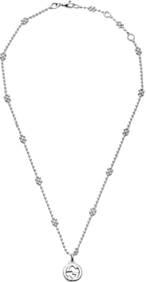 (W) GUCCI 雙G雪花花朵純銀項鍊 女士配件 479221-J8400-8106 Buy (W) GUCCI 雙G雪花花朵純銀項鍊 女士配件 479221-J8400-8106