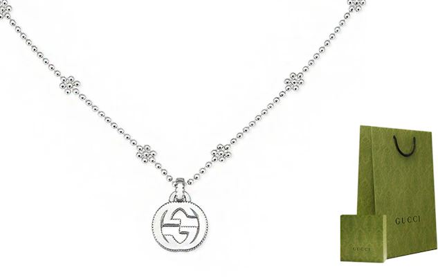 (W) GUCCI 雙G雪花花朵純銀項鍊 女士配件 479221-J8400-8106 Details for (W) GUCCI 雙G雪花花朵純銀項鍊 女士配件 479221-J8400-8106