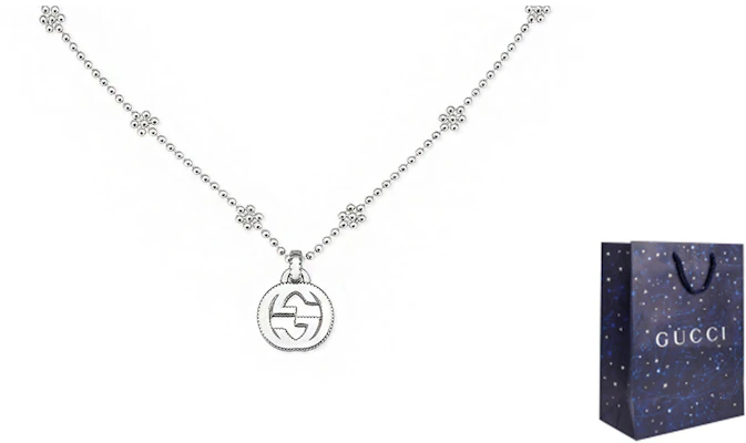 (W) GUCCI 雙G雪花花朵純銀項鍊 女士配件 479221-J8400-8106 Sizing (W) GUCCI 雙G雪花花朵純銀項鍊 女士配件 479221-J8400-8106
