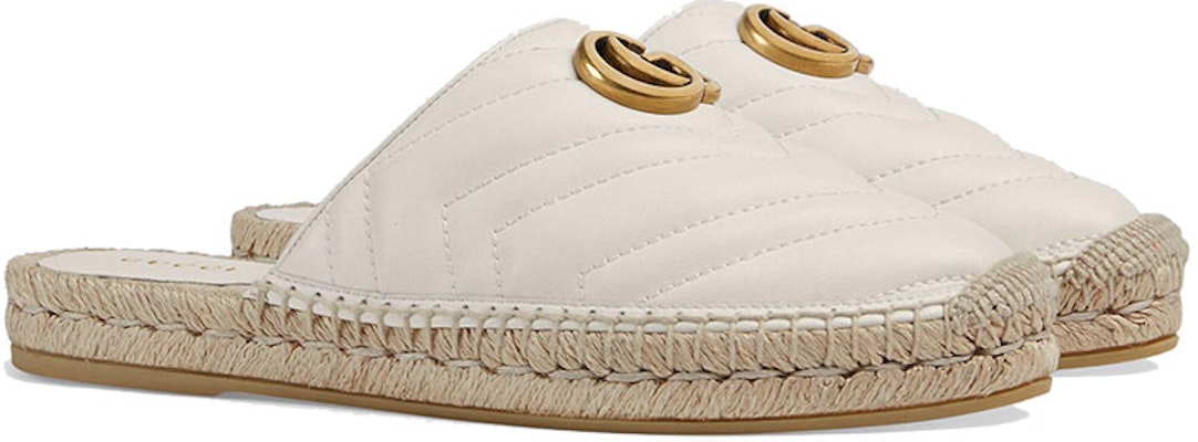 (Women) Gucci Double G Straw Woven Slipper White 551881-BKO00-9014 Lookbook (Women) Gucci Double G Straw Woven Slipper White 551881-BKO00-9014