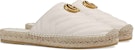 (W) Sandal Anyaman Jerami Gucci Double G Putih 551881-BKO00-9014