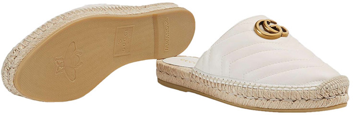 (W) グッチ ダブルG ストロー スリッパ (白) 551881-BKO00-9014 Details for (W) グッチ ダブルG ストロー スリッパ (白) 551881-BKO00-9014