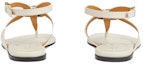 Shop (W) Sandal Gucci Double G 'Kulit Putih'. 746030-BKO00-9049