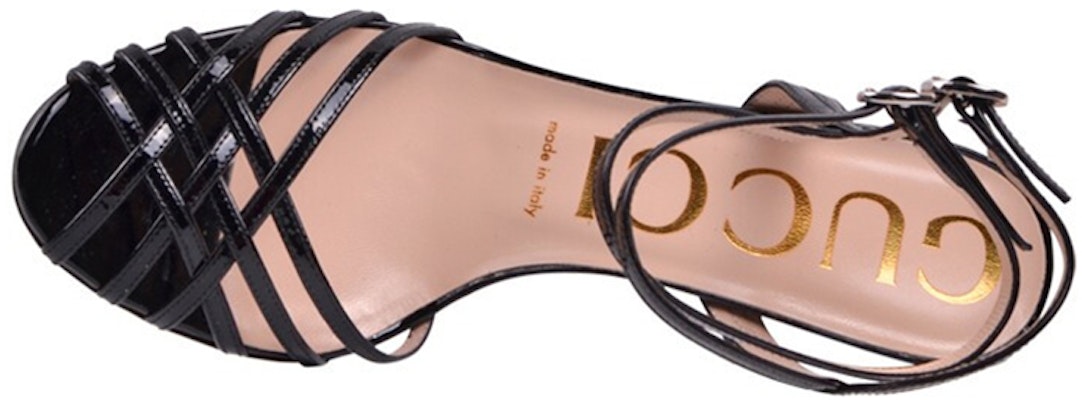 (W) Gucci Draconia Sandal Tali Berkilat 39 'Hitam' 538139-BNC00-1000 Lookbook (W) Gucci Draconia Sandal Tali Berkilat 39 'Hitam' 538139-BNC00-1000