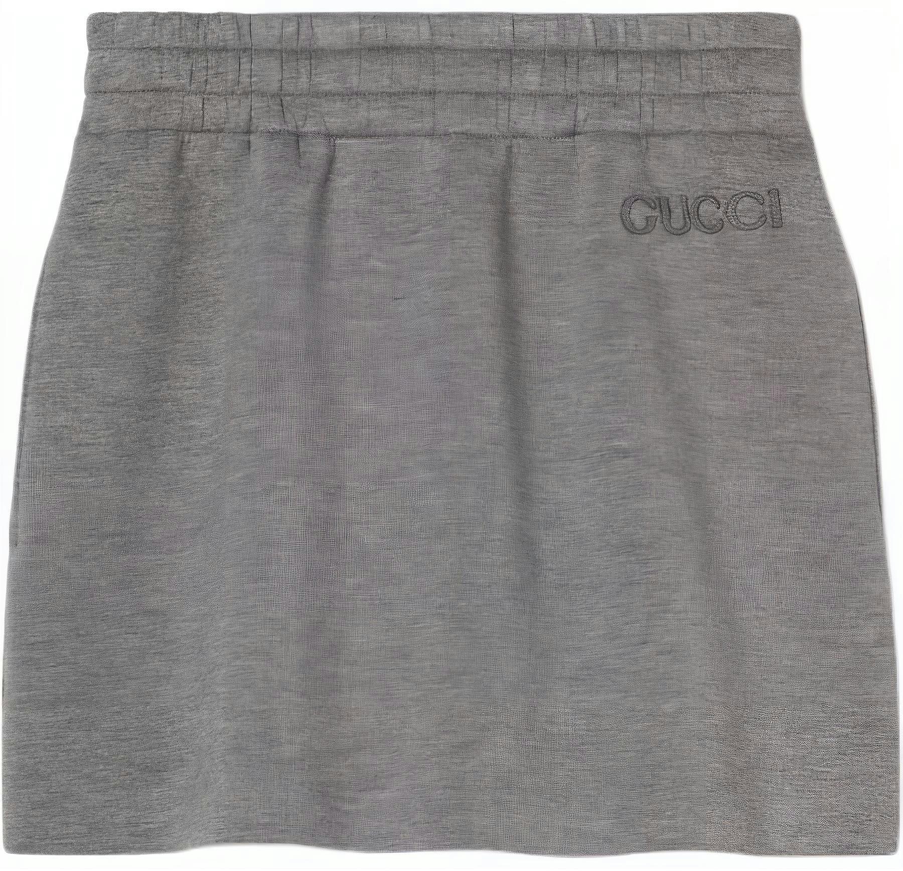 women-gucci-elastic-waist-grey-short-casual-skirt-798547-xjgsk-1192