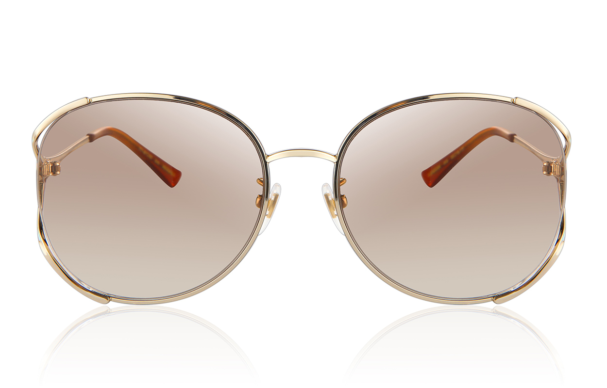 (Women) GUCCI Elegant Gold Frame Sunglasses with Light Pink Lenses 59mm GG0650SK-005 59 圖 3