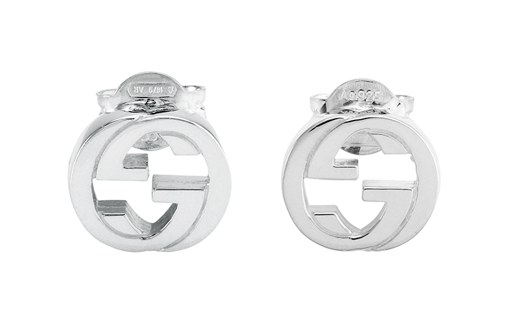 (Women) GUCCI Elegant Logo 925 Silver Earrings - Silver 356289-J8400-0702 圖 2
