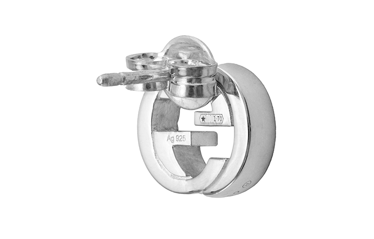 (Women) GUCCI Elegant Logo 925 Silver Earrings - Silver 356289-J8400-0702 圖 4