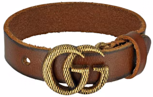 Order (W) GUCCI Gelang Kulit Wanita dengan Logo Embossed Perhiasan Fashion. 648702J75438063