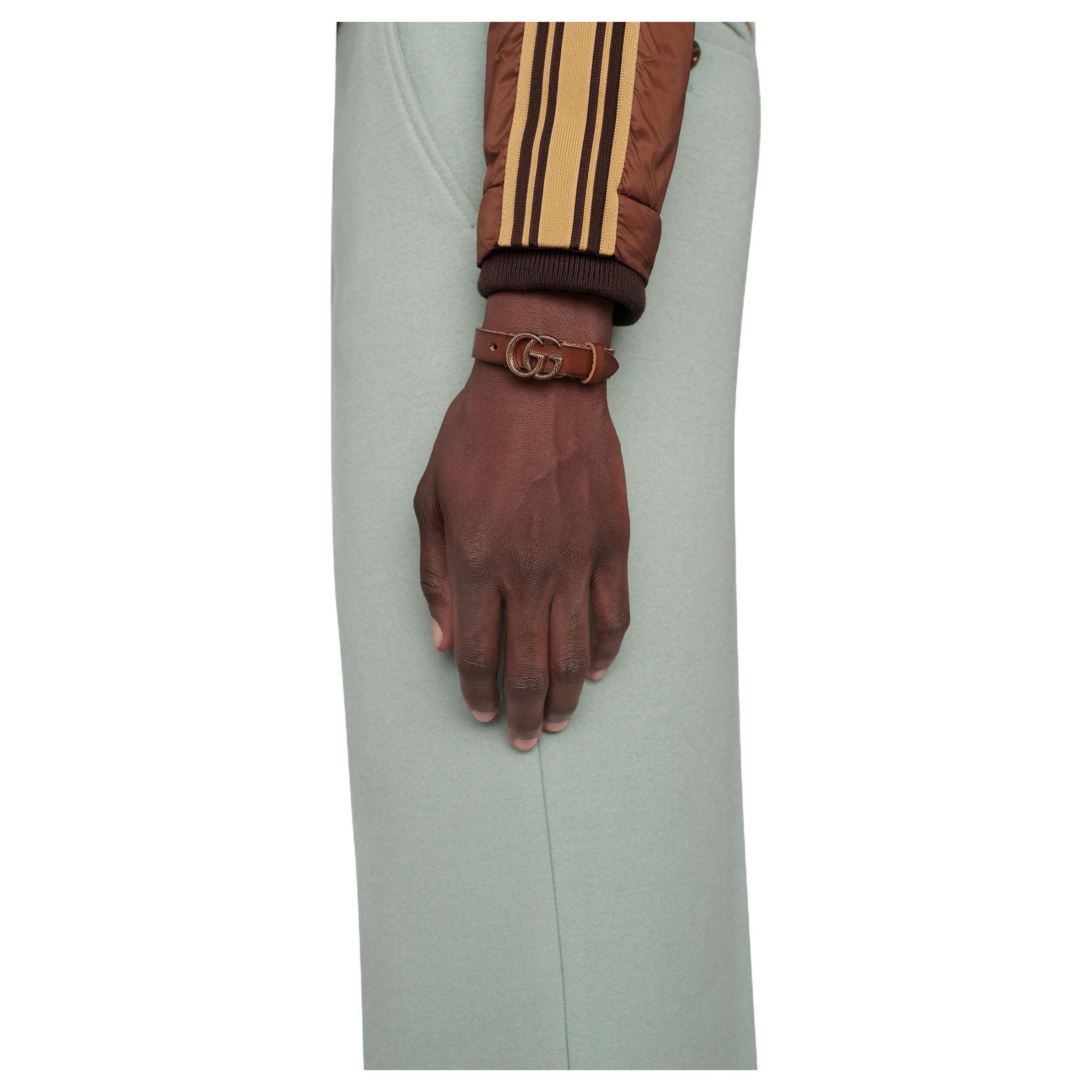 Details for (W) Pulsera de Cuero para Mujer GUCCI con Logotipo Grabado - Joyería de Moda. 648702J75438063