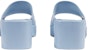 (Women) Gucci Embossed Logo High Heel Slippers 'Light Blue' 624730-J8700-4928