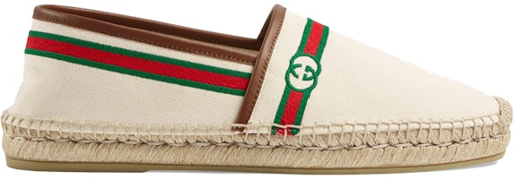 GUCCI 古馳 復古風格刺繡草編漁夫鞋 米色 Order GUCCI 古馳 復古風格刺繡草編漁夫鞋 米色