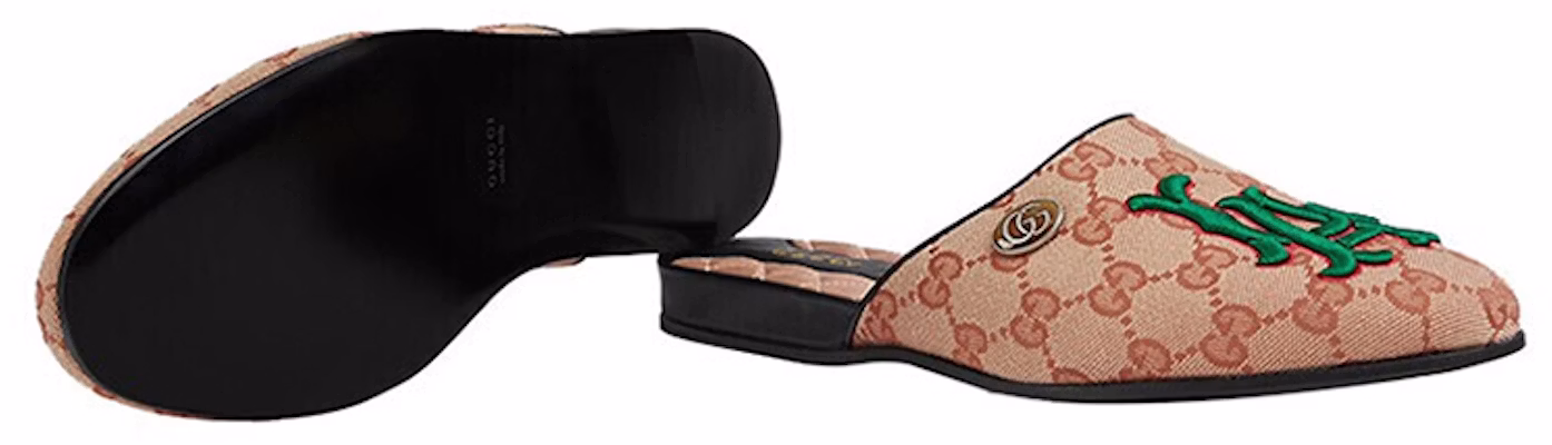 (Women) Gucci Embroidered Letter Flats 'Brown' 539332-KQW00-8366 Purchase (Women) Gucci Embroidered Letter Flats 'Brown' 539332-KQW00-8366