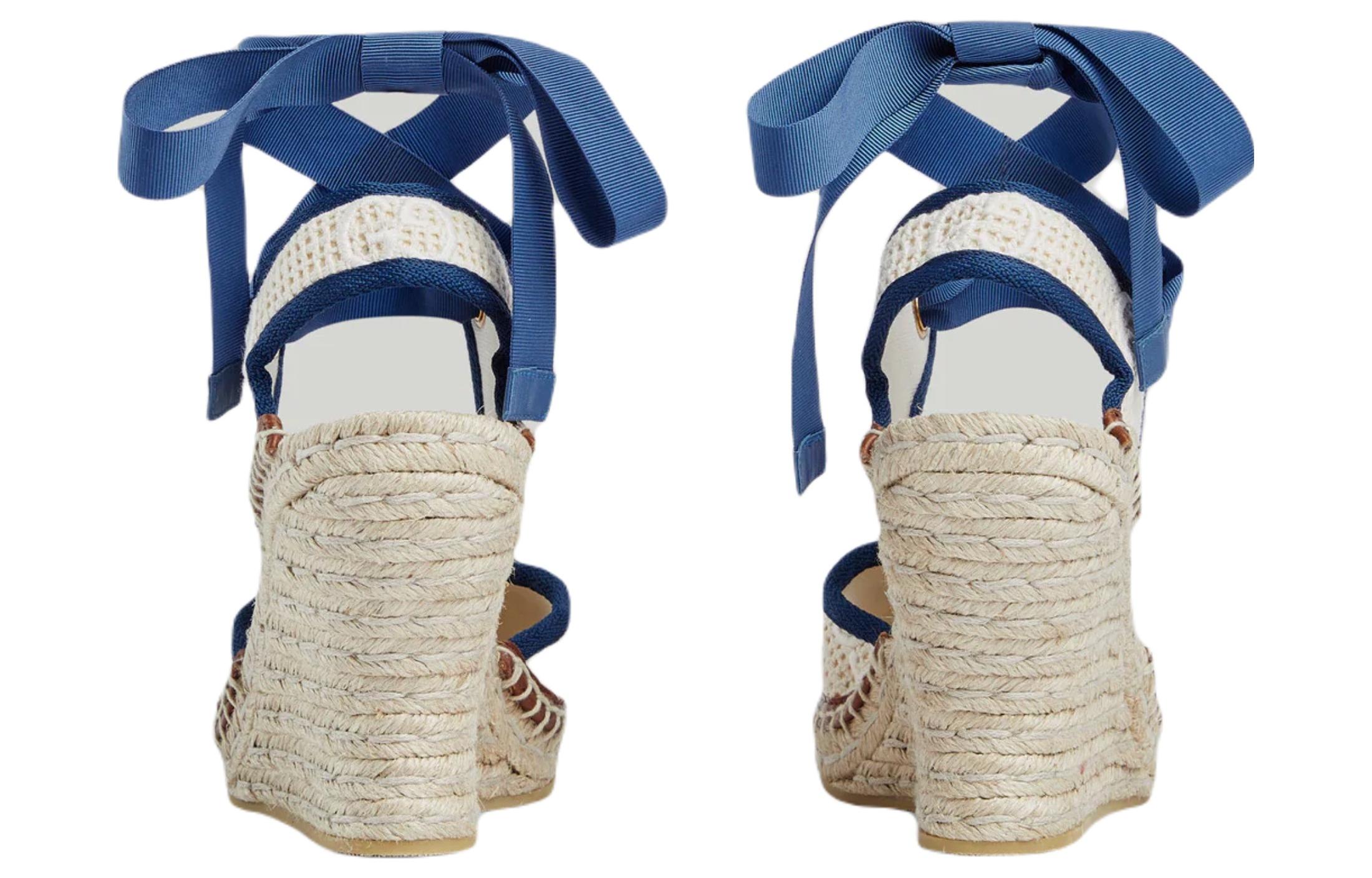 Shop (W) Gucci Geborduurde Sleehak ''Mode Sandalen Wit'' 739158-FABQO-4375