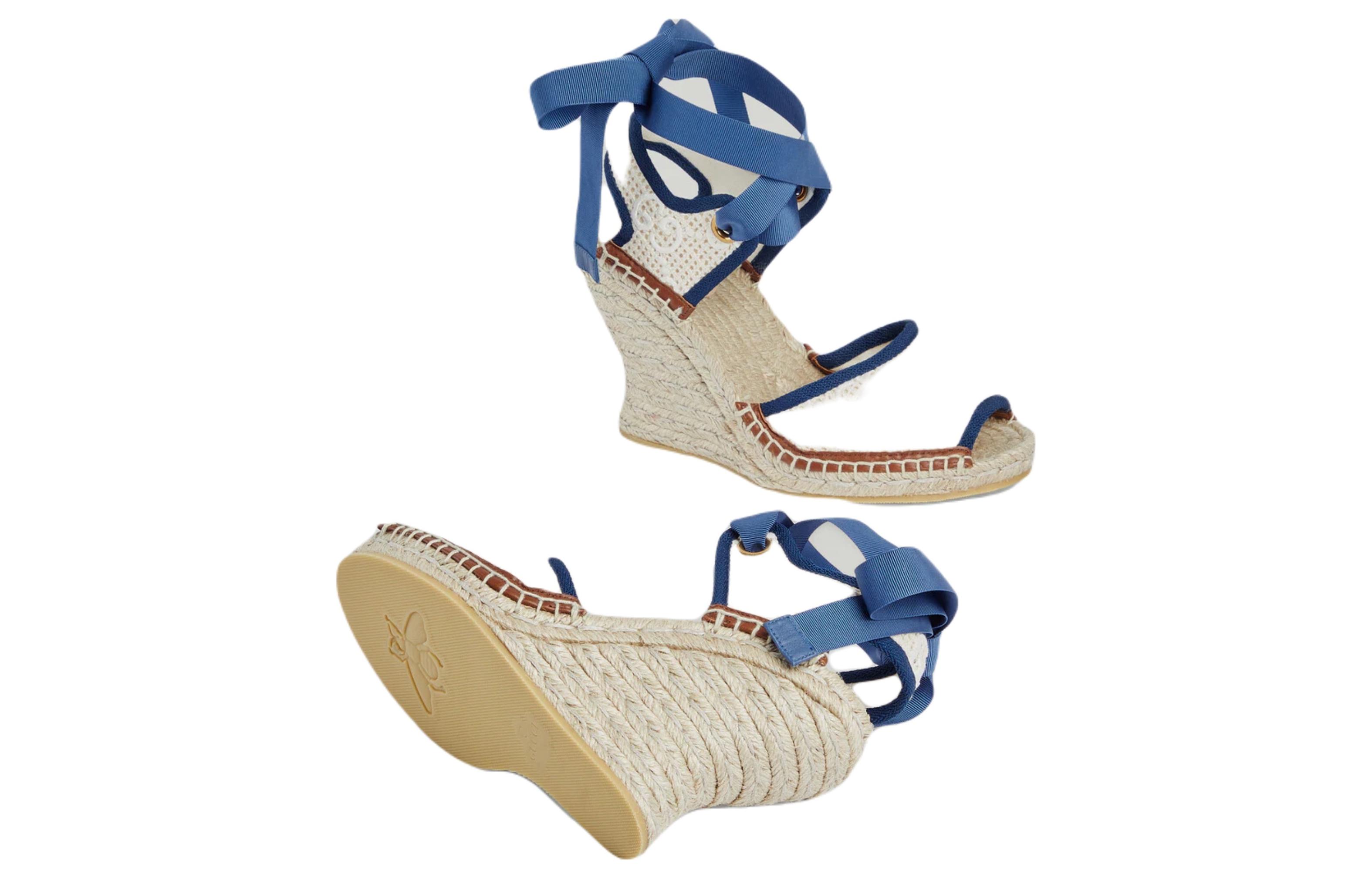 Purchase (W) Gucci Geborduurde Sleehak ''Mode Sandalen Wit'' 739158-FABQO-4375