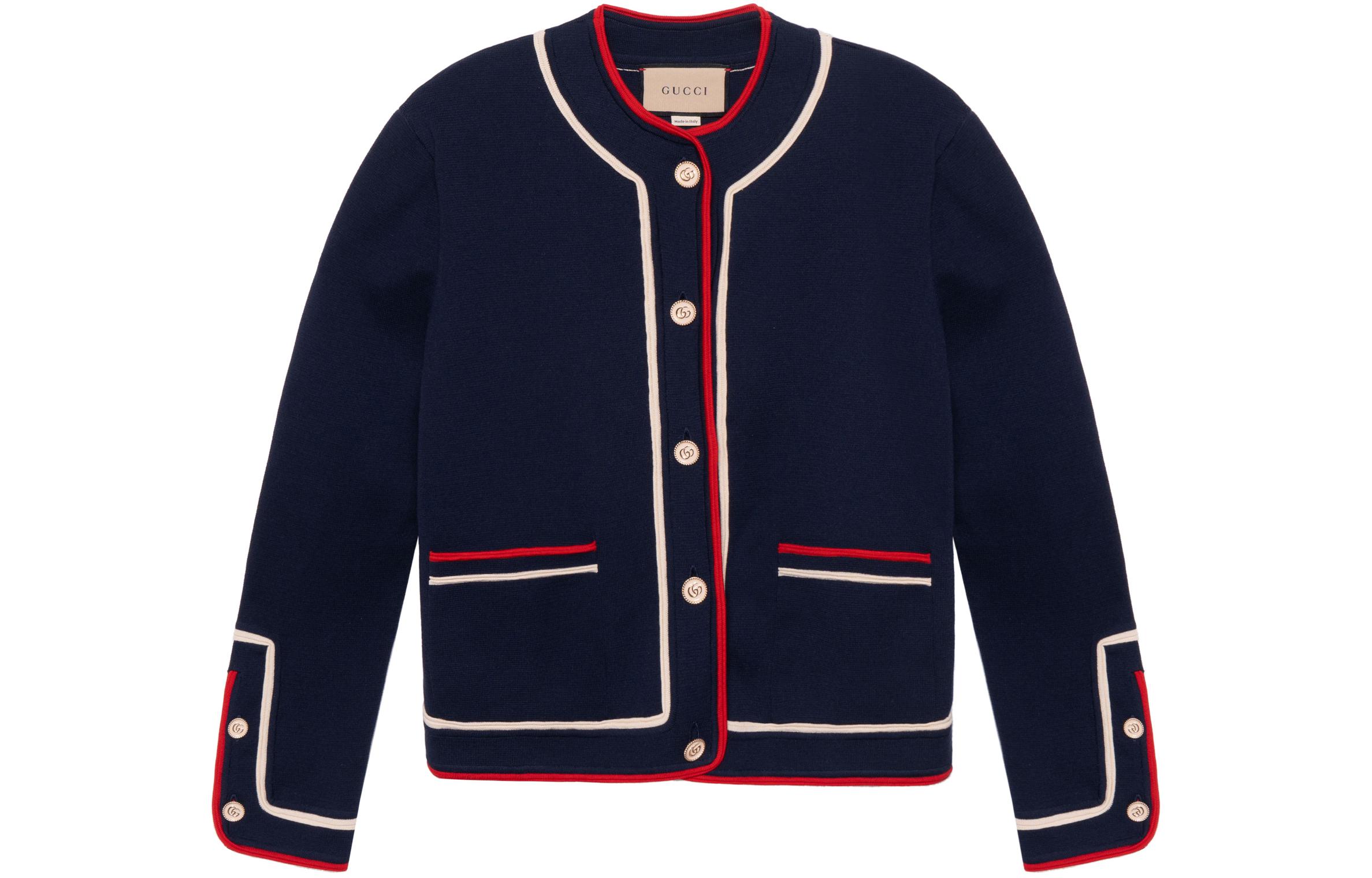 (Women) Gucci Endless Overture Blue Cardigan Sweater 658362-XKBSK-4496