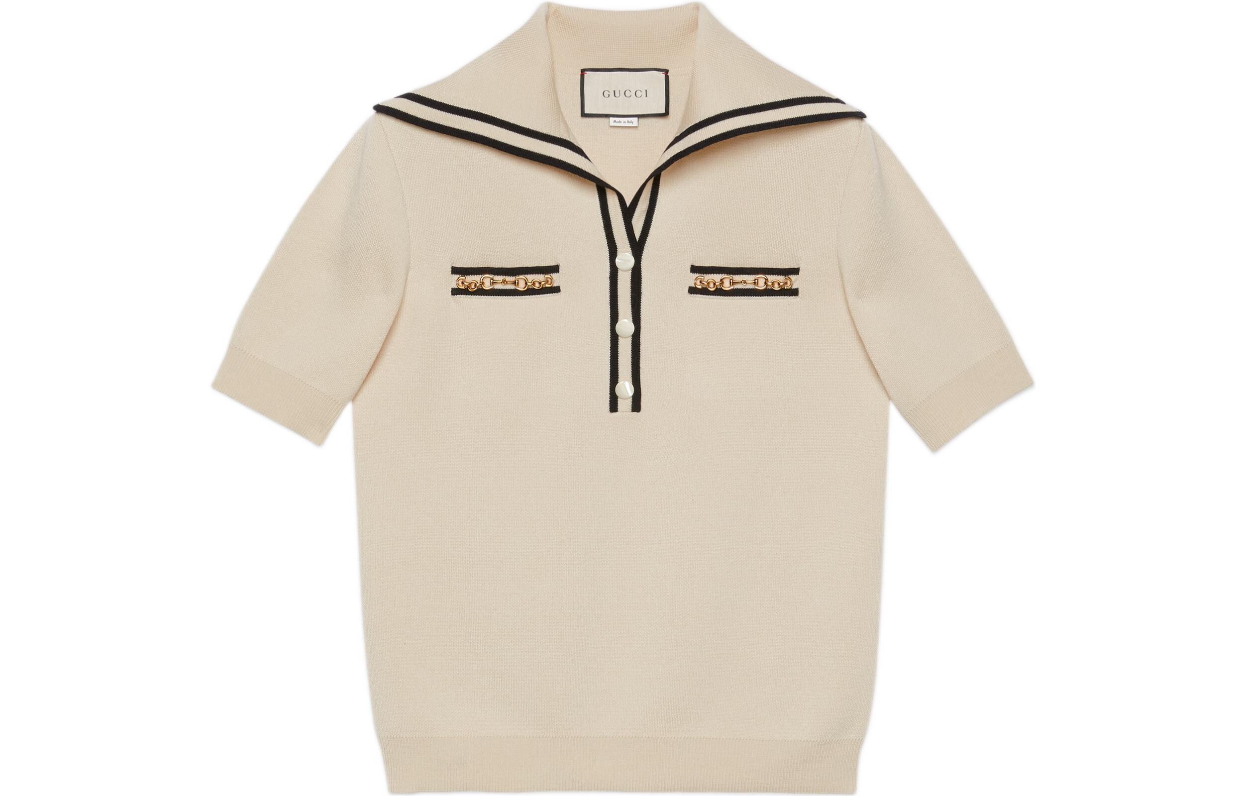 (Women) Gucci Epilogue FW22 Beige Knit Single-Breasted Cardigan 649844-XKBNZ-9087