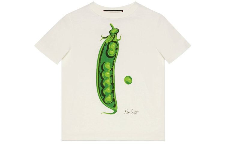 (Women) Gucci Epilogue Ken Scott White Floral Print T-Shirt FW20 652000-XJDBM-9095