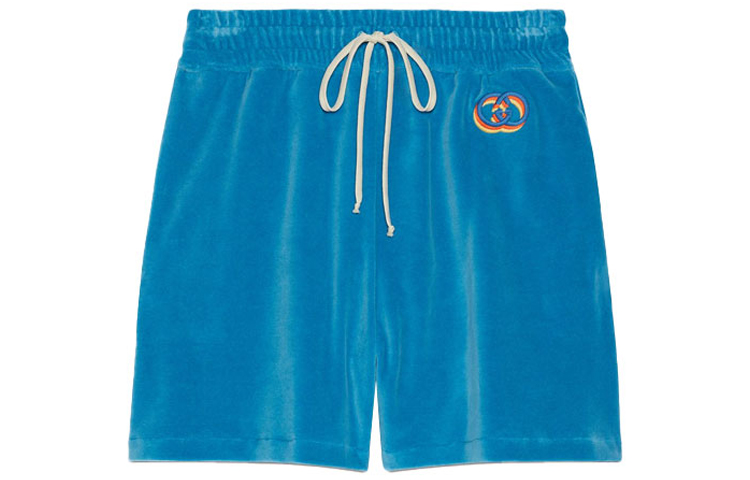 (Women) Gucci Epilogue Series Blue Double G Cotton Shorts SS21 650630-XJDCV-4670