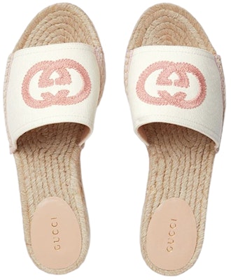 (Women) Gucci Espadrille Slide 'Interlocking G - White Shell' 725832-KIFD0-9093 Lookbook (Women) Gucci Espadrille Slide 'Interlocking G - White Shell' 725832-KIFD0-9093