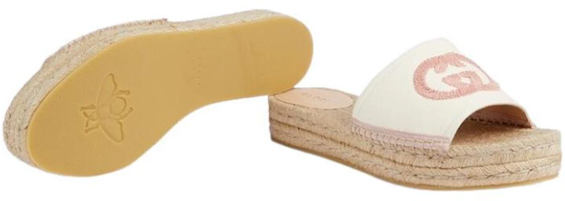(Women) Gucci Espadrille Slide 'Interlocking G - White Shell' 725832-KIFD0-9093 Purchase (Women) Gucci Espadrille Slide 'Interlocking G - White Shell' 725832-KIFD0-9093