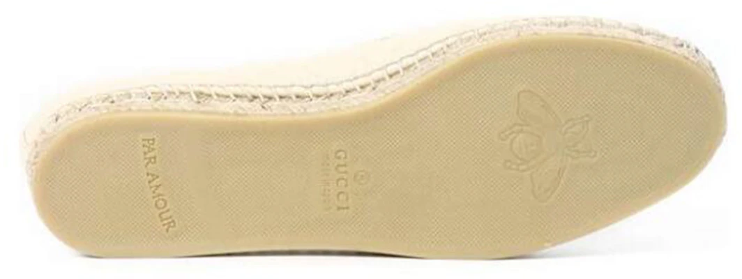 GUCCI 古馳 編織鞋 簡約休閒平底鞋 女款 奶油白 Shop GUCCI 古馳 編織鞋 簡約休閒平底鞋 女款 奶油白