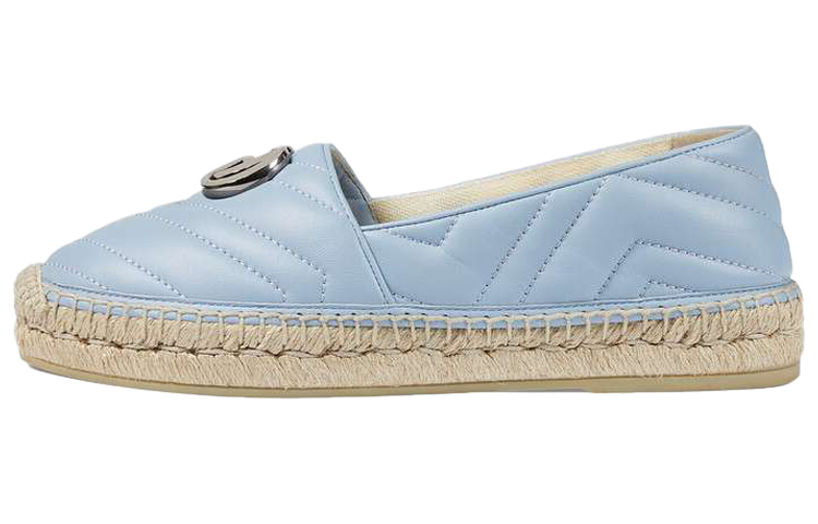(Women) Gucci Espadrilles 'Light Blue Leather' 628086-BKO00-4928