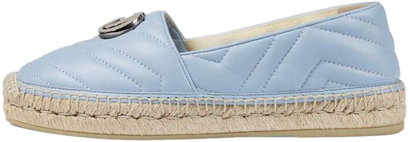(Women) Gucci Espadrilles 'Light Blue Leather' 628086-BKO00-4928 (Women) Gucci Espadrilles 'Light Blue Leather' 628086-BKO00-4928