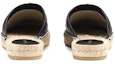 Shop (W) Gucci Espadrilles Mule 'Double G - Hitam' 551881-BKO00--1000