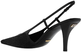 (W) Gucci GG 75毫米黑色织锦水晶装饰高跟鞋 727184-9W840-1000 Purchase (W) Gucci GG 75毫米黑色织锦水晶装饰高跟鞋 727184-9W840-1000