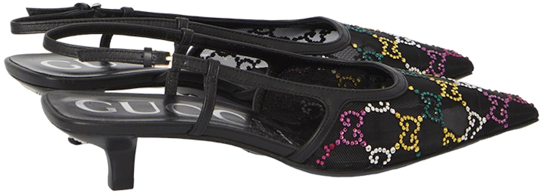 (W) Gucci Tacón de Aguja con Hebilla y Tela '5cm Negro'. 746033-FAB1M-1000 Lookbook (W) Gucci Tacón de Aguja con Hebilla y Tela '5cm Negro'. 746033-FAB1M-1000