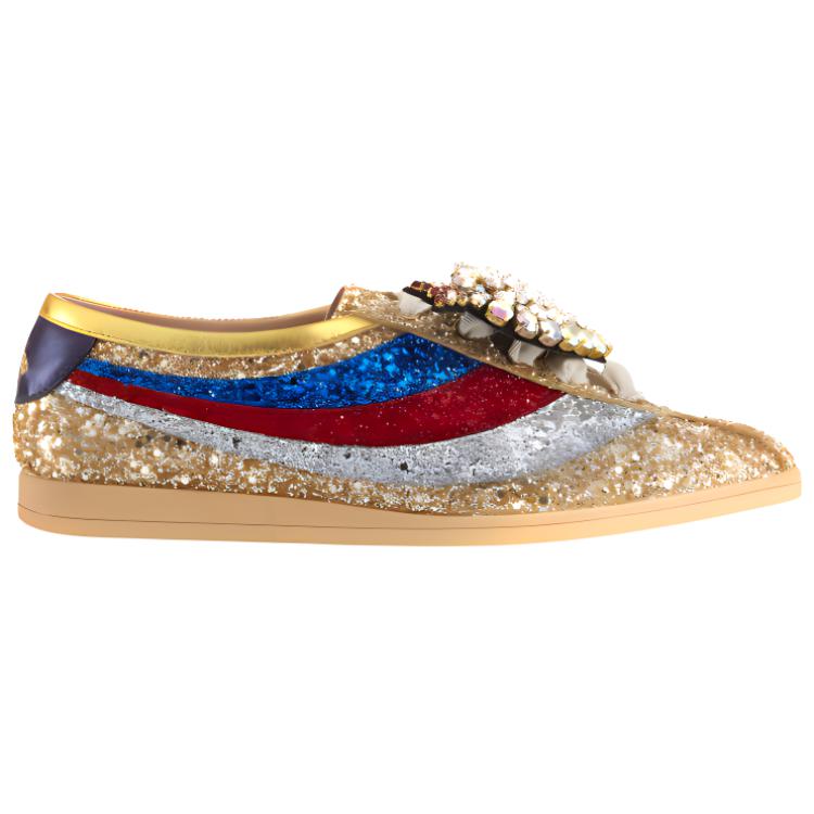 Order (W) グッチ　ファラサー　金青赤スパンコール 494609-KSPE0-8072