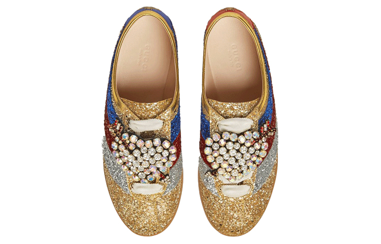 Lookbook (W) グッチ　ファラサー　金青赤スパンコール 494609-KSPE0-8072