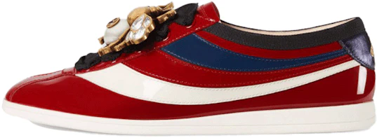 (Women) Gucci Falacer Sneakers 'Red Vernice Crystal' 493692-BS7Y0-6473 (Women) Gucci Falacer Sneakers 'Red Vernice Crystal' 493692-BS7Y0-6473