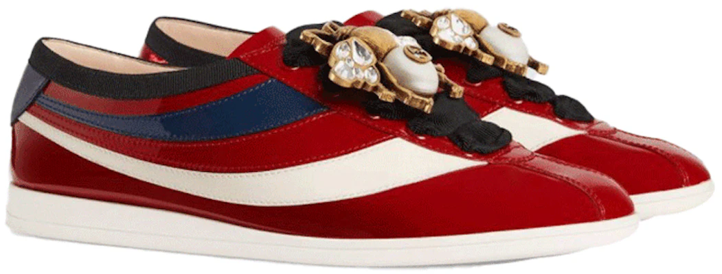 (W) (女性用) グッチ ファレス ニーカーズ 'レッド ベルニス クリスタル' 493692-BS7Y0-6473 493692-BS7Y0-6473 Order (W) (女性用) グッチ ファレス ニーカーズ 'レッド ベルニス クリスタル' 493692-BS7Y0-6473 493692-BS7Y0-6473