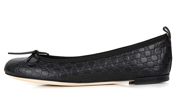 (W) Gucci Fashion Flat 'Black'