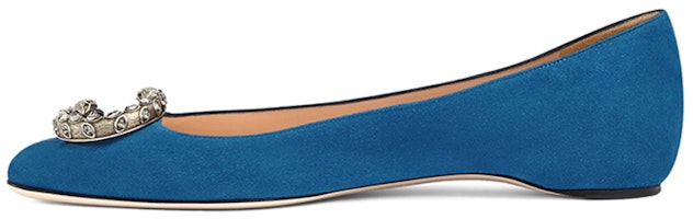 (Women) Gucci Fashion Flat 'Blue' 432107-C2000-4337 (Women) Gucci Fashion Flat 'Blue' 432107-C2000-4337
